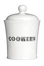 Premier Housewares Carnival Cookie Jar - White