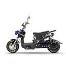 EMMO Monster S Electric Moped for Adults - Ebike Scooter - Rugged Off-Road Ebike Motorcycle - Powerful QS Motor - Off-Road Fat Tire - Red - 72V20Ah