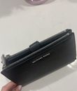 Michael Kors Leather Wallet Adele Pebbled Leather Smartphone Wallet Black