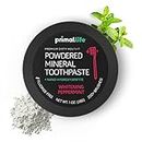 Dirty Mouth Organic Toothpowder #1 BEST RATED All Natural Dental Cleanser- Gently Polishes, Detoxifies, Re-Mineralizes and Strengthens Teeth - Better Than Toothpaste - Kids Love It Black Peppermint (1 oz jar 3mo Supply) Healthiest Toothpaste - Primal Life Organics by Primal Life Organics