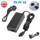 29.4V 2A Battery Charger For Swagtron T5 & T580 Hoverboard Electric Scooter UK
