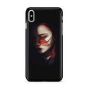 For Apple iPhone 5 SE 6 7 8 XS Plus Non-slip Case Girl in Dark