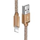 DV Digital Village Limited Mobile Accessories USB Charger Cable USB Cable Fast Charging USB Cable Lead Nylon USB Cable for iphone 14 13 12 11 Pro Max XS XR X 8 7 6 Plus 5 SE (3 Meters)