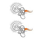 Tatmods 2 in 1 Lord Ram With Flag Temporary Tattoo Waterproof Tattoo For Men and Woman