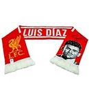 Liverpool FC Luis Diaz Scarf (One Size) (Red/White)