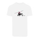 T-Shirt MERCHCODE "Merchcode Herren Helicopters T-Shirt" Gr. M, weiß (white) Herren Shirts T-Shirts