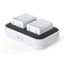 Arlo VMA5400C Dual Charging Station, Charge up to Two Batteries, Works with Arlo Ultra, Ultra 2, Pro 3, Pro 4 Batteries Only - SG Local Unit