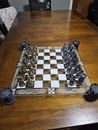 Mystical Creations Chess Set War of the Dragon Realms Complete. 