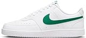 Nike Herren Court Vision Lo Nn Low Top Schuhe, White/Malachite-White, 40 EU