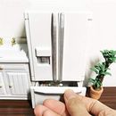 Accesorios para muebles de cocina refrigerador en miniatura para casa de muñecas 1:12