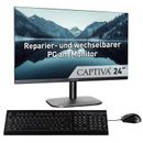 CAPTIVA All-in-One PC "All-In-One Power Starter I82-232" Computer Gr. Microsoft Windows 11 Home (64 Bit), 16 GB RAM 500 GB SSD, schwarz All in One PC