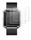 BROTECT Panzerglasfolie für Fitbit Blaze (3 Stück) Schutzglas Schutzfolie [Extrem Kratzfest 9H, Anti-Fingerprint, Ultra-Transparent]