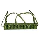 Original Surplus SKS Chest Rig 10 Cells 7.62mm Type 56 Semi Chest Rig for Bandolier Cartridge Green
