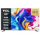 TCL 65C641K 65-inch QLED Television, 4K Ultra HD, Android Smart TV (Game master, Dolby Atmos, Freeview Play, Motion clarity, Hands-Free Voice Control, compatible with Google assistant & Alexa)