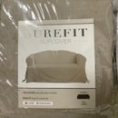 ⚡️SureFit Solid Duck Linen Sofa Slipcover T-Cushion Sofa (74 To 96) Relaxed Fit