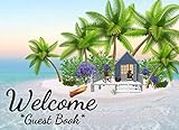 Welcome Guest Book: Cabin Guest Book For Visitors / For Vacation Home, House Warming Presents, Decoration Gifts For House
