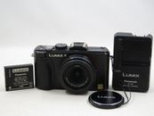 Panasonic Lumix LX DMC-LX5 K Black Digital Camera Set Fully Working Japanese