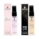 Oscar Blush & Oud Lady Mini Perfumes For Women 8ml (Pack Of 2) | Notes of Sweets & Oud | Travel Pocket Perfume | EDP For Women & Girls