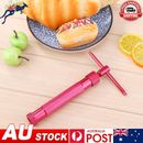 DIY Craft Pottery Clay Extruder Fondant Cake Slime Gun Modeling Tool(Red)