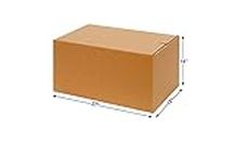 ADDANBI Nbi- Heavy Duty 5Ply Corrugated Box 27X14X13 (Inch) Carton Box For Packaging/Goods Transportation (4)