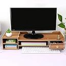 RitmoTV Stand Media Storage TV Console Living Room Entertainment Center Home Television Stands with Drawers and Open Storage Shelves Low Profile Media Console Bedside Table End Table