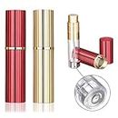 BRILIFLED Travel Cologne Atomizer Mini Refillable Empty Spray Perfume Bottle 5ml Portable TSA Scent Pump Case Take It By Air w/o Leaking for Men and Women