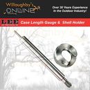 Lee Precision 25 WSSM Case Length Gauge & Shell Holder Reloading Gear 90221