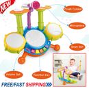 Kids Drum Kit Toy for 1-2 Year Old Boys Drum Set Baby Musical Instruments Gifts