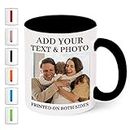 Custom Coffee Mug 11 Oz with Text and Photo, Personalized Mug Gifts for Mother’s Day, Fathers Day, Christmas, Valentine’s Day Wholesale