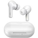 TOZO A2 Mini Wireless Earbuds Bluetooth 5.3 in Ear Light-Weight Headphones Built-in Microphone, IPX5 Waterproof, Immersive Premium Sound Long Distance Connection Headset with Charging Case, White