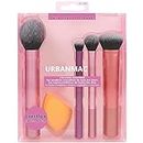 URBANMAC Artist Essentials Complete Face Makeup Brush Set for Makeup Artist Inspired Looks, 5 Count (Pack of 1)