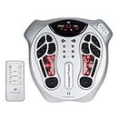 PureMate PM605 Electromagnetic Foot Circulation Massager & Body Therapy Machine, 99 Kinds of electromagnetic Wave Intensity,15 Massage Modes, Remote Control