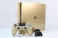 SONY PlayStation 4/ PS4 Slim GOLD LIMITED EDITION 1TB Console and controller