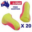 EAR PLUGS Disposable Foam Howard Leight Laser Lite 32dB Sleep Snore NEW 20 PAIRS