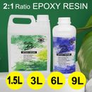 Epoxy Resin 2:1 Ratio Casting Super Clear Craft Coating Paste AB Liquid Art Kit