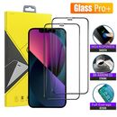 For iPhone SE 12 13 11 Pro XR X XS Max 7 6 Plus Tempered Glass Screen Protector