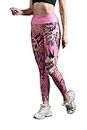 The Dance Bible Women's Slim Fit Spandex Legging (Pink_BoomTights_S_Pink_S)