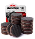 "Almohadillas antideslizantes para muebles 16 piezas 1" X-Protector - Pinzas para muebles premium se...