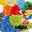YULEEE Classic Building Blocks, 1000 Pieces Bulk Building Bricks, Basic Building Blocks Refill Packs Compatible with All Major Brands, Inspires Imaginative Play