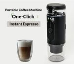 K2 Portable Coffee Machine for camping - Rechargeable and Wireless