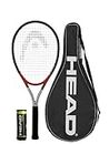 HEAD Ti S2 - Racchetta da tennis in titanio con copertura e 3 palline da tennis, (Grip da L1 a L5 disponibile) (L3 (4 3/8")
