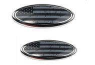 Accesorios flexibles de 9"" y 7"" para Ford F150 puerta trasera delantera y trasera insignia ovalada con bandera de EE. UU.
