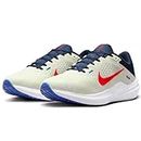 Nike Winflo 10 Men's Road Running Shoes (DV4022-006, Sea Glass/Midnight Navy/Blue Joy/University Red) Size 13