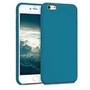 kwmobile Case Compatible with Apple iPhone 6 Plus / 6S Plus Case - TPU Silicone Phone Cover with Soft Finish - Teal Matte