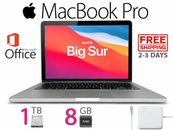 Computadora portátil Apple Macbook Pro 13" | 8 GB RAM + 1 TB HD | 2 AÑOS DE GARANTÍA + OFICINA