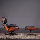 Mid-century Eames Lounge Chair Set Italy Genuine Leather Leisure Sofa Armchairs