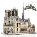 CubicFun 3D Puzzles for Adults Notre Dame de Paris 293pc Paper Architecture Model Building Kits, Brithday for Women Men