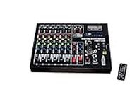 MEDHA D.J. PLUS Professional 6 Channel Stereo Sound Mixing Console With Bluetooth,Echo Wired DJ Controller-N