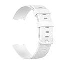 Daughter Silicone Strap Compatible with Fitbit Charge 4 Band Replacement Watchband (Band Color : White, Band Width : L- 6.5-9 inches)