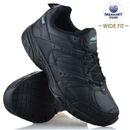 MENS NON SLIP MEMORY FOAM WIDE FIT WALKING RUNNING SPORTS LACE UP TRAINERS SHOES